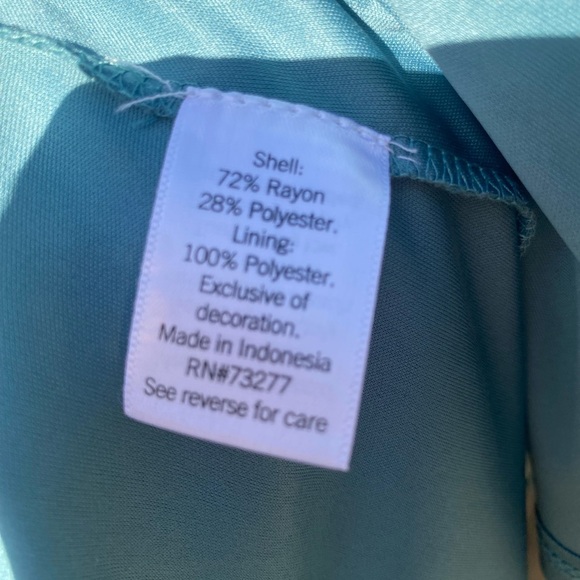 Nine West Green Blue Dress - Picture 7 of 11